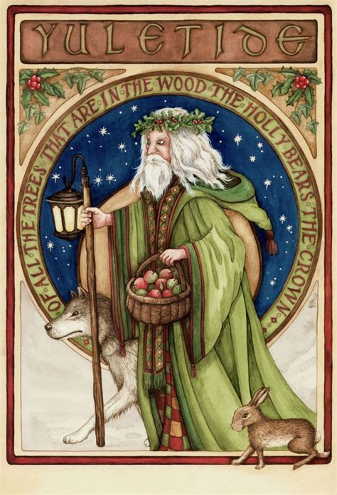 Pagan god associated with winter